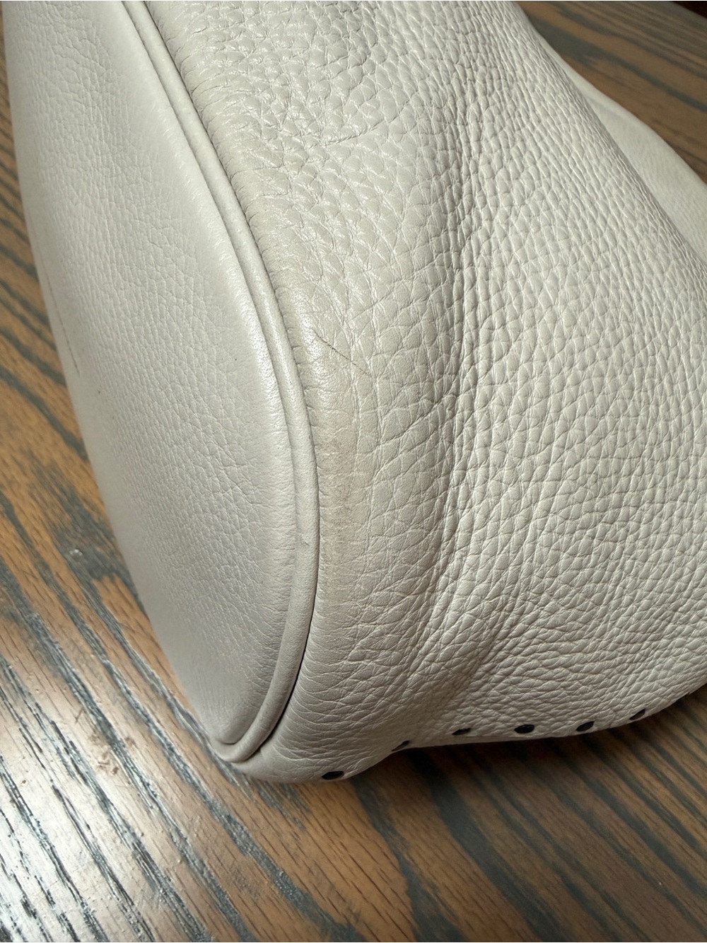 Coach Duffle Bag with Tea Rose and Rivets - Picture 10 of 13